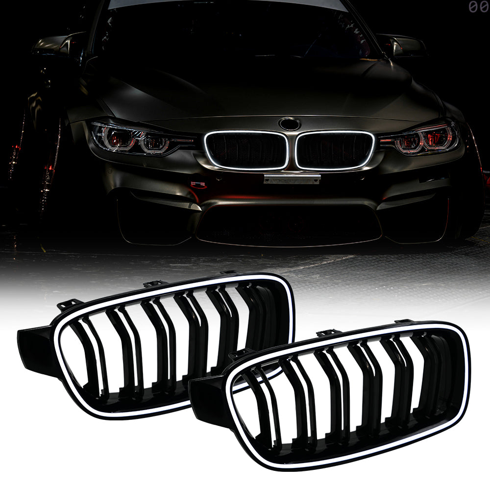 Modified front grille lights for 2013-2018 BMW 3 series/M3/F30/F35