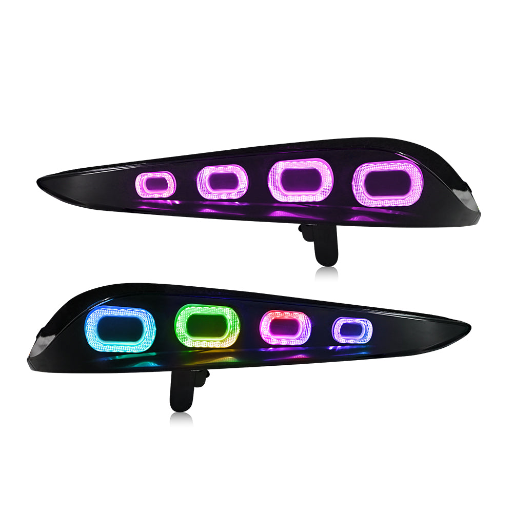 Letsdate RGB Tail Light for 2020-2024 Toyota GR Supra A90 & A91 Start up Animation DRL Sequential Indicator Rear Lamp Assembly