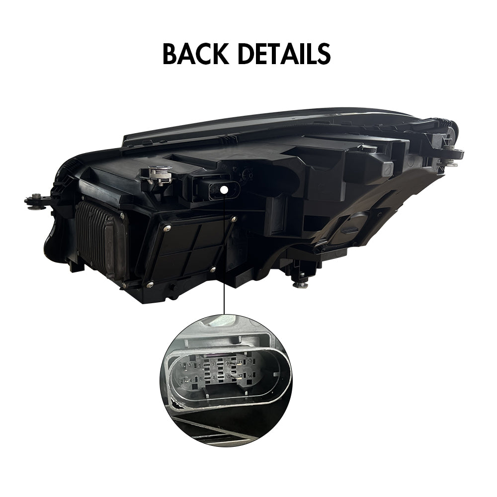 Letsdate Led Headlight for 2014-2017 Mercedes-Benz W222 S-Class DRL Head Lamps Assembly