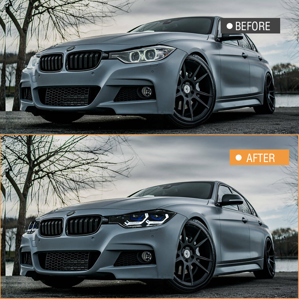 Para BMW Serie 3 2013-2018 Conjunto de faros LED