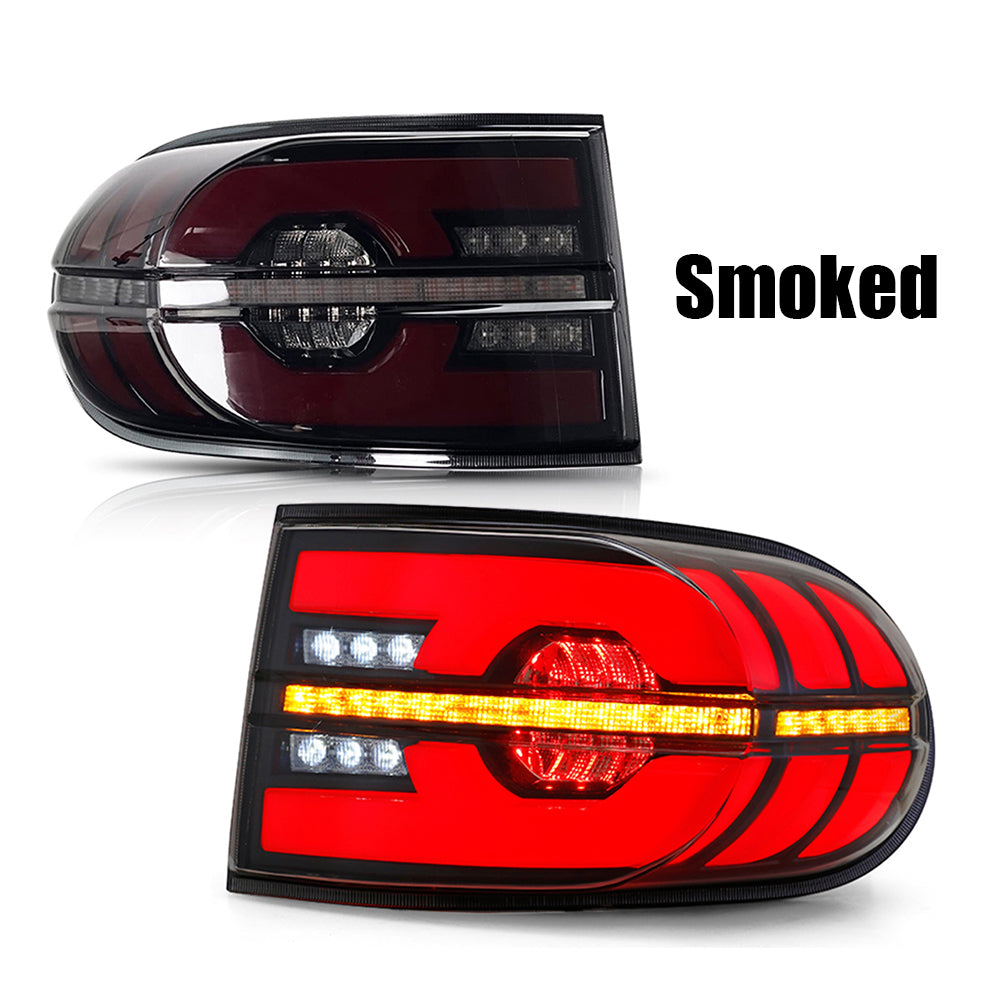 Letsdate - For Toyota FJ Cruiser 2006-2020 LED Tail Lights Assembly (Clear/smoke)-Toyota-Letsdate-42.5*37.5*21-Smoked-Letsdate