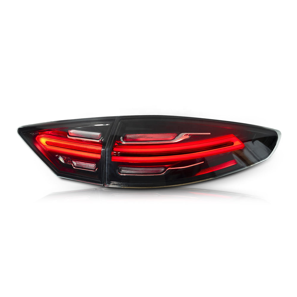 Letsdate - LED Tail Lights For 2013-2016 Ford Fusion Mondeo Assembly Start-up Animation (Smoked/Red)-Ford-Letsdate-58*43*21-Smoked-Letsdate