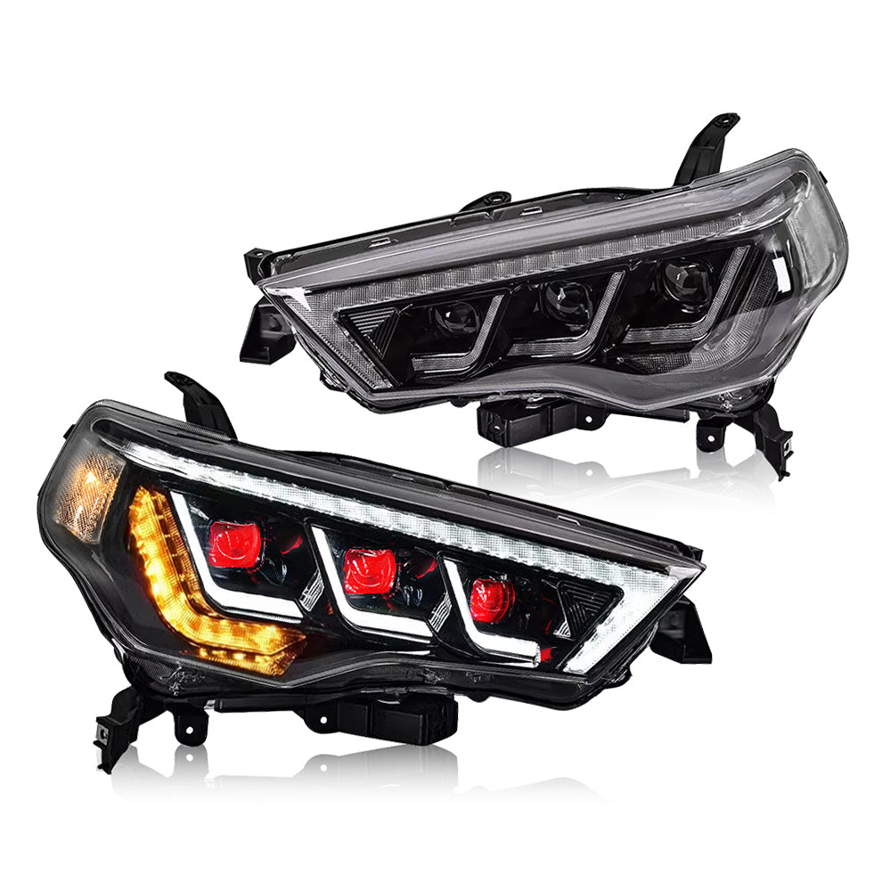 For 2014-2021 Toyota 4Runner Led Headlights (Normal version/Devil Eyes)-Toyota-Letsdate