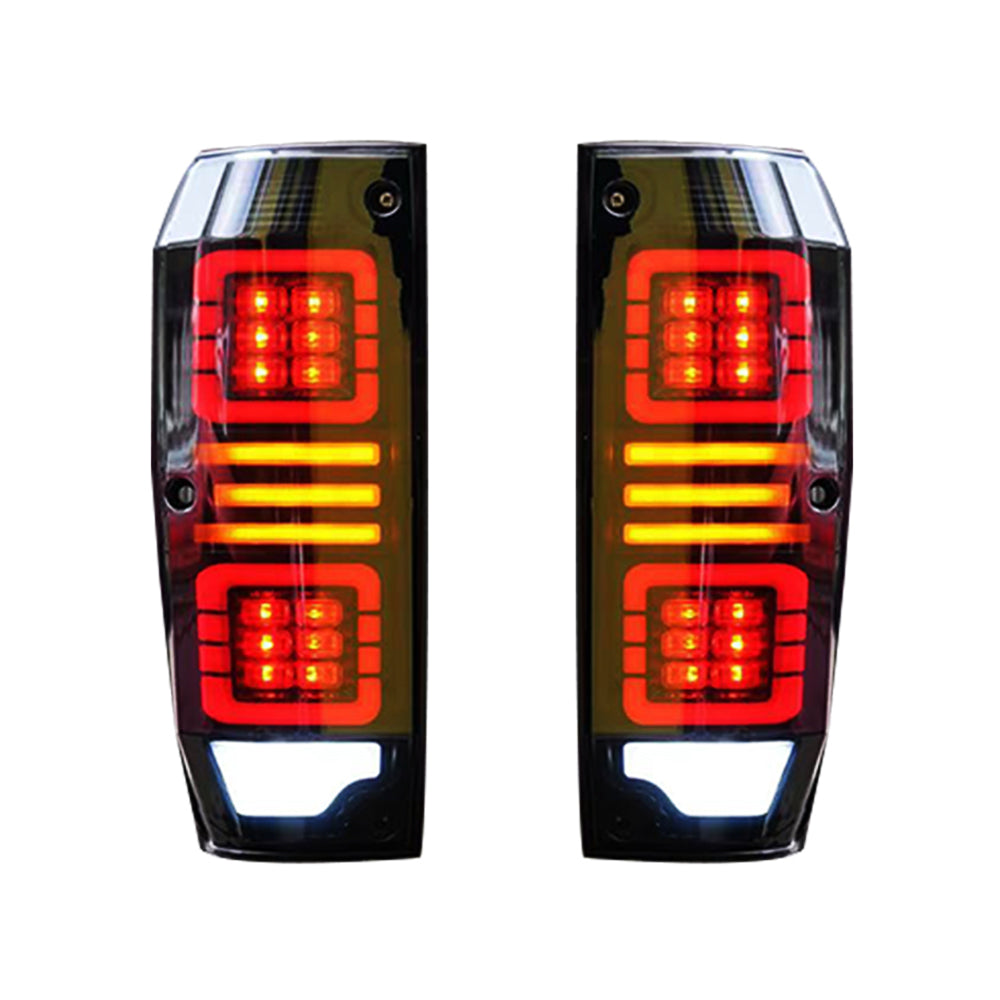 Letsdate - LED Tail Lights For Toyota Land Cruiser LC76 1984-2021 Rear Lamp Assembly (Smoked/Red)-Toyota-Letsdate-40*17*36-red-Letsdate