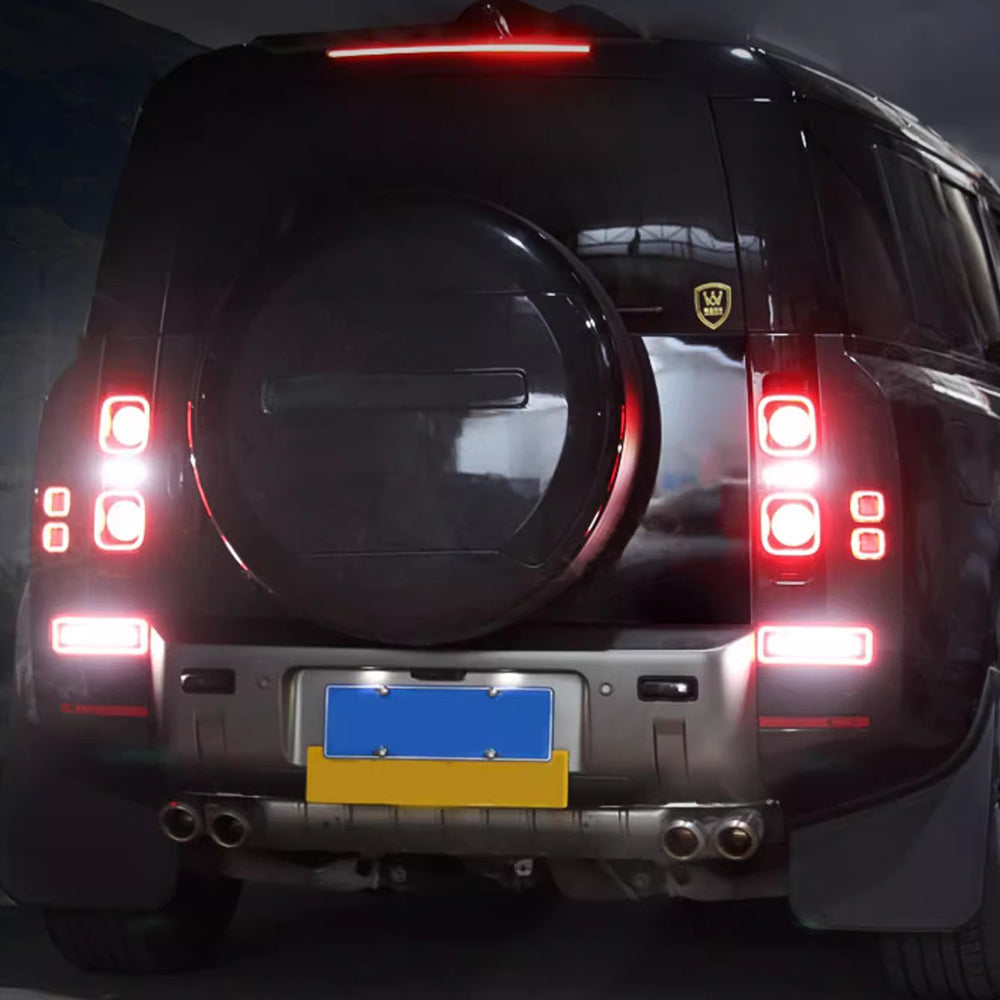 Rear LED Bumper Light Reflector Tail Brake Stop Lamp For Land Rover Defender 2020-2023-Land Rover-Letsdate