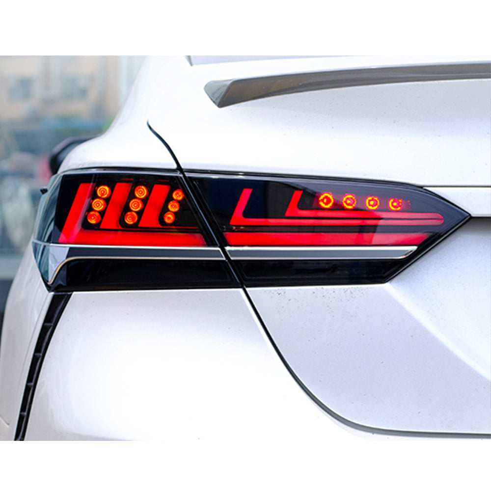 Letsdate - Led Tail Lights For Toyota Camry 2018-2021 Rear Lamps Start-up Animation Sequential Breathing Turn Signal Replace OEM Dynamic Assembly-Toyota-Letsdate-Letsdate