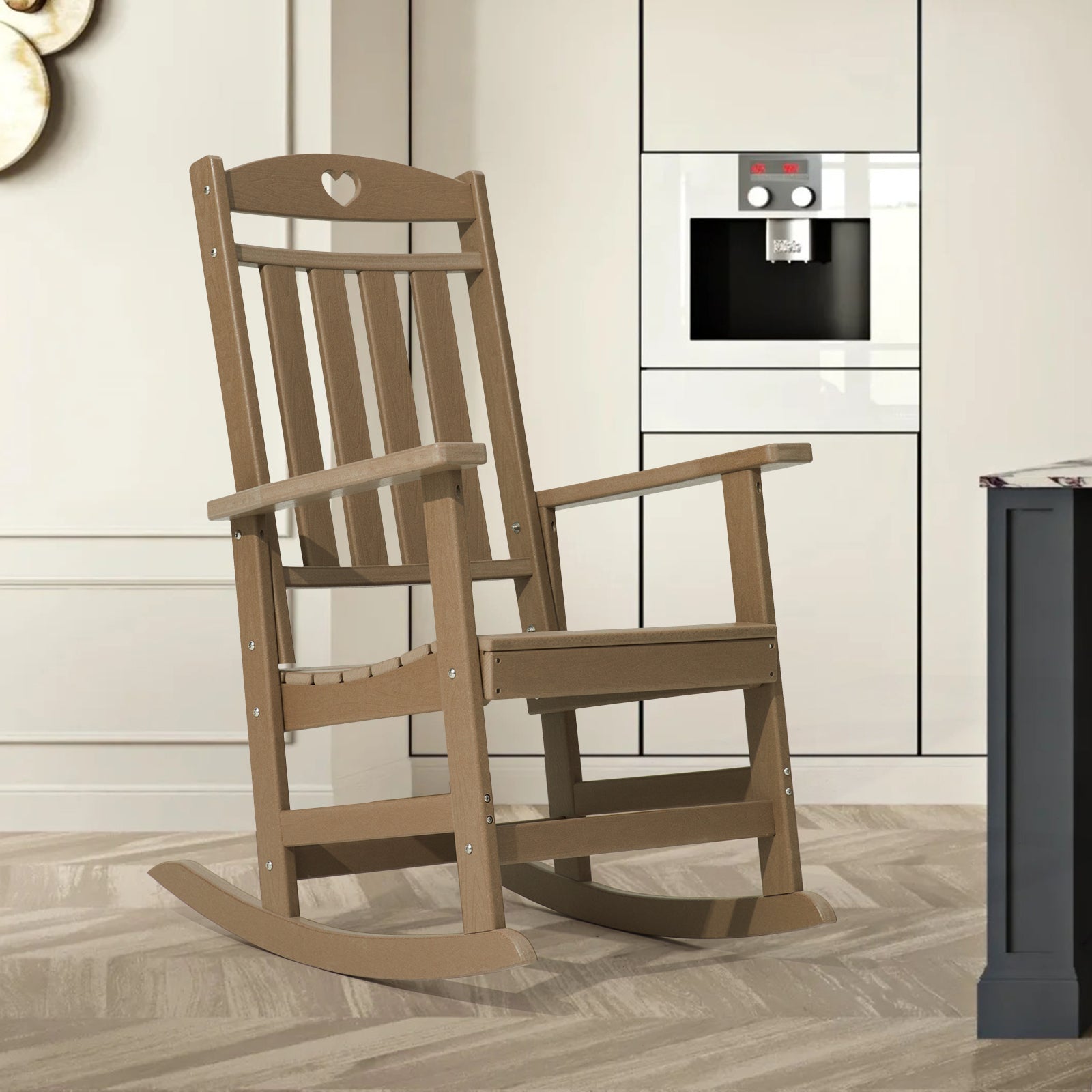 Medium Brown Rocking Chair-Letsdate