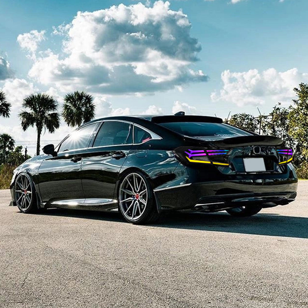 New RGB Taillights for Honda Accord Tail Lights 2018-2022 LX Sport EX EX-L Touring 10th Gen Accessory-Honda-Letsdate