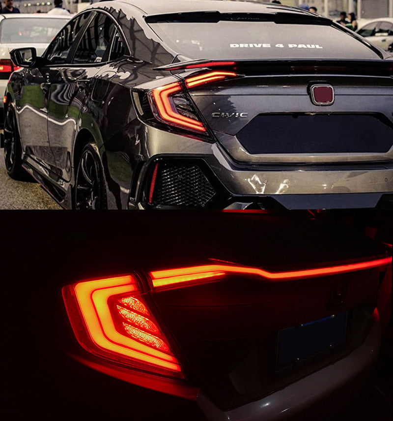 Letsdate - Tail Lights Assembly for Honda Civic Sedan 2016-2021 10th Gen Taillight Accessories-Honda-Letsdate-Letsdate
